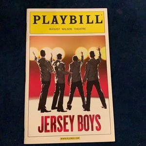 *3 for $10* Jersey Boys Musical Broadway Playbill